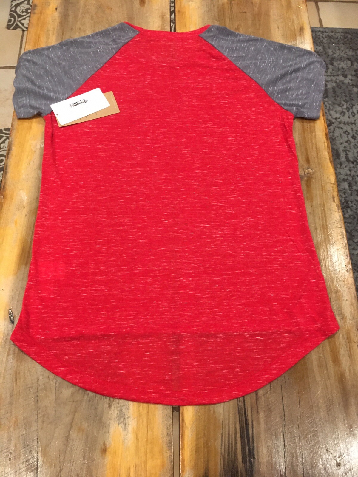 Juniors Blue 84 NC State Wolfpack Sunrise Foil Short Sleeve Tee Size Medium NWT