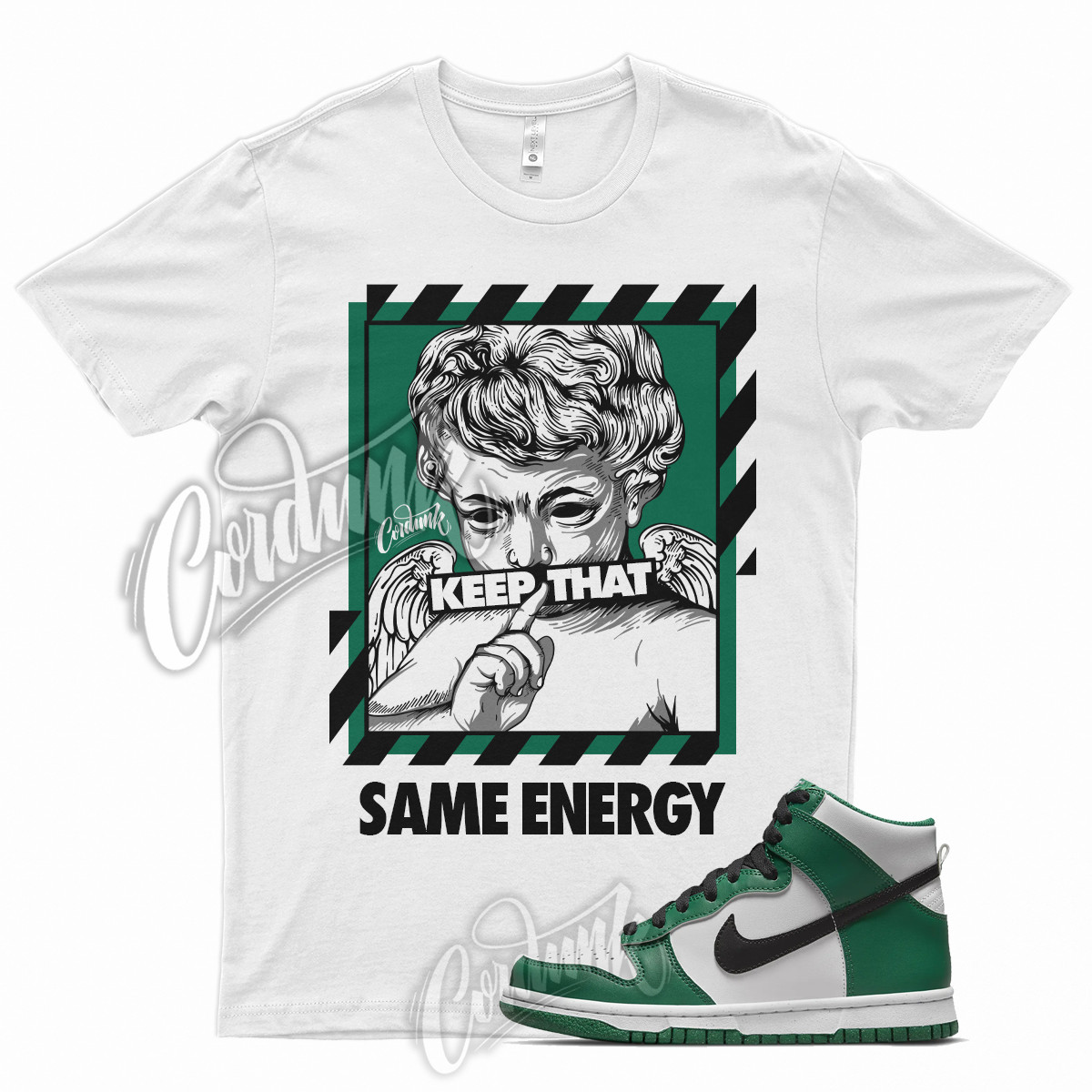 ENERGY T Shirt for N Dunk High Malachite Pine Green Atlanta Emerald Stadium 1