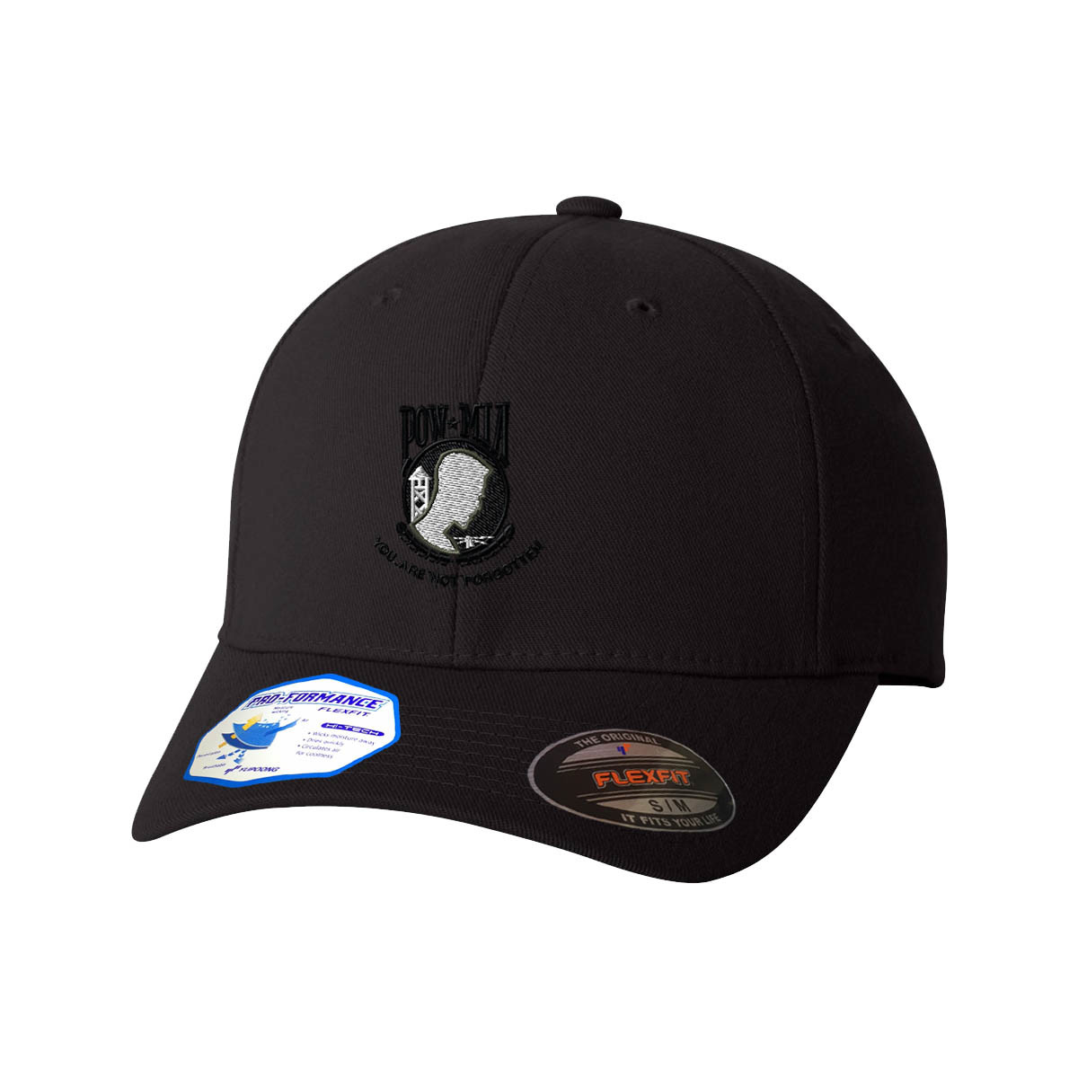 Flexfit Hats for Men & Women Pow Mia Embroidery Polyester Dad Hat Baseball Cap