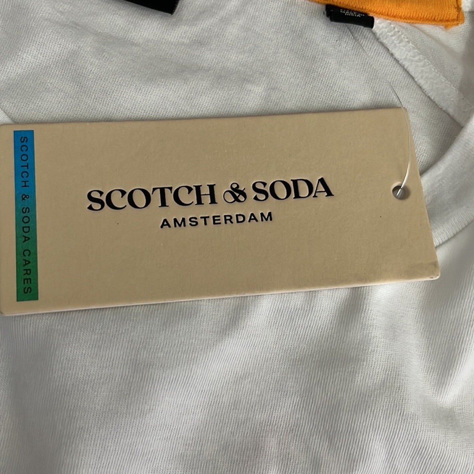 Scotch & Soda Organic Cotton Short Sleeve Logo Graphic Tee – NEW – Size XXL