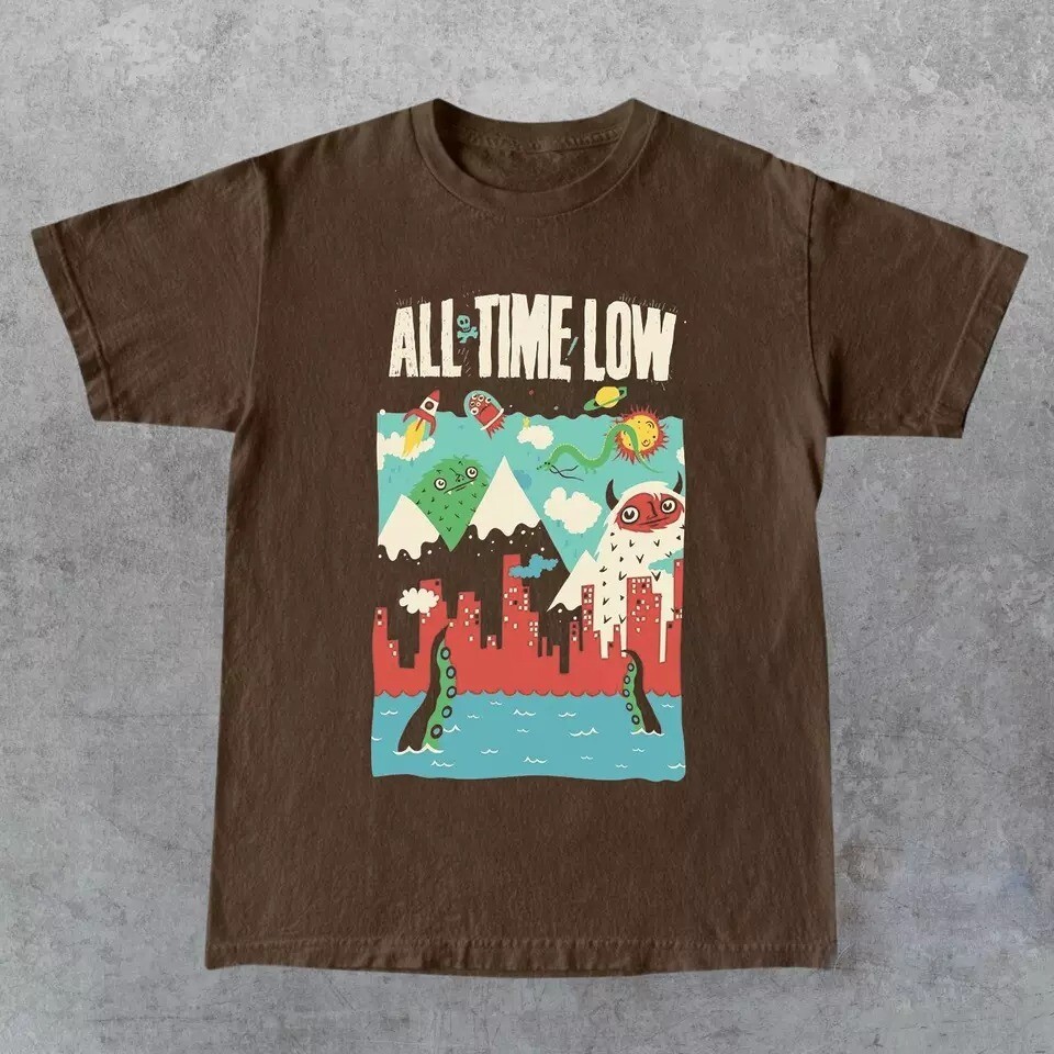 trend All Time Low Band Art Unisex Tour T Shirt Full Size S-5XL BL1292