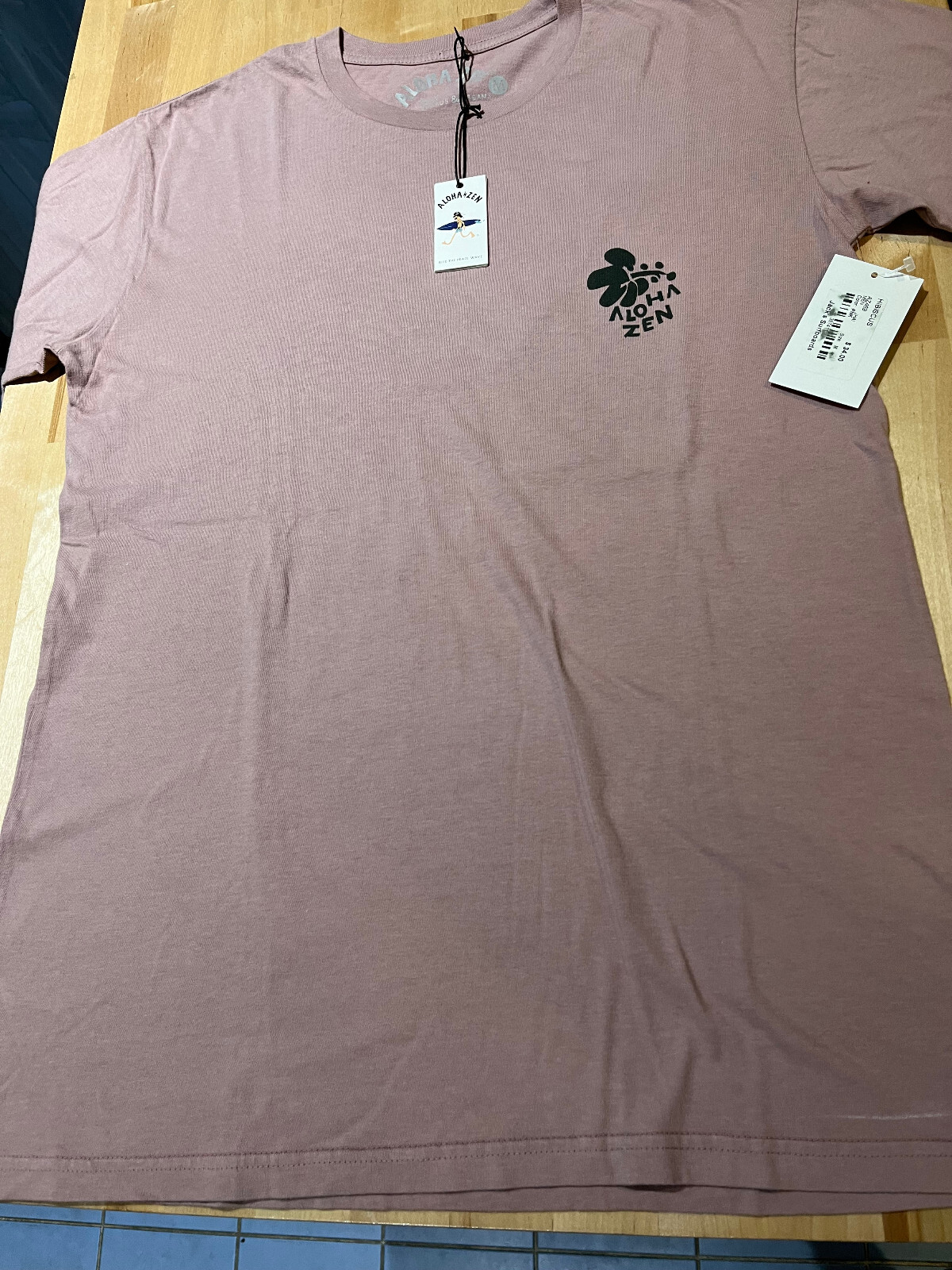ALOHA ZEN Rainbow Slide Graphics BLUE Tshirt – Men’s Size M – NEW