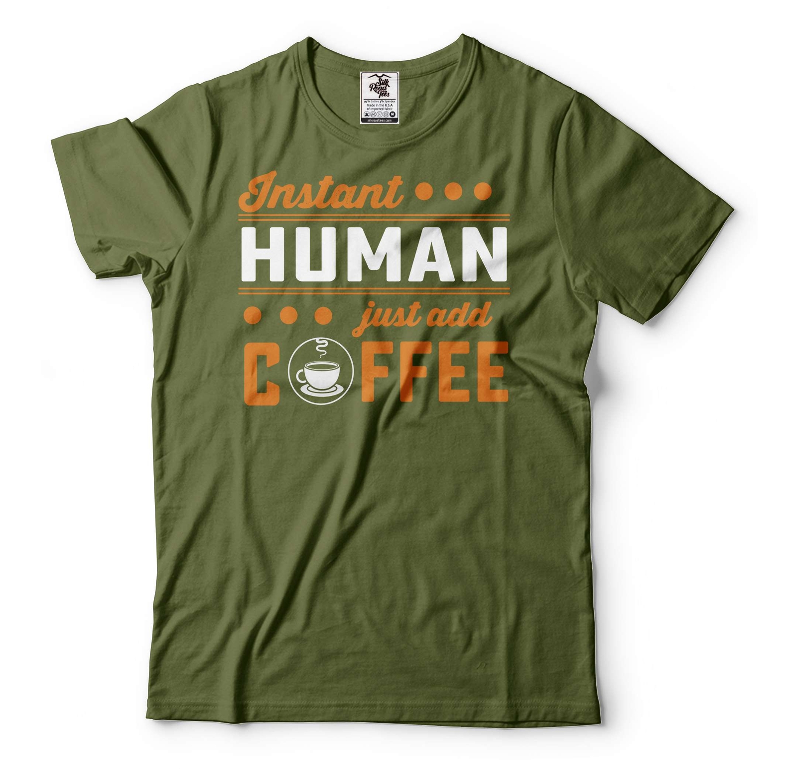 Instant Human Just Add Coffee Shirt A Cup Of Coffee Shirt Coffee Lover Shirt