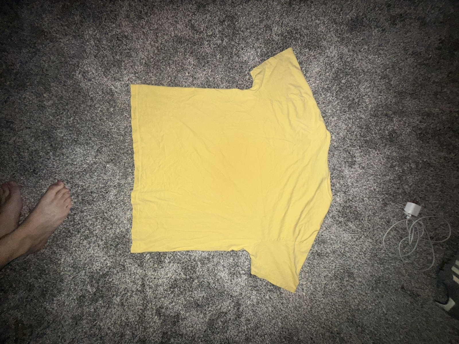 Vintage Single Stitch Polo Ralph Lauren Men’s Yellow Pocket T-Shirt