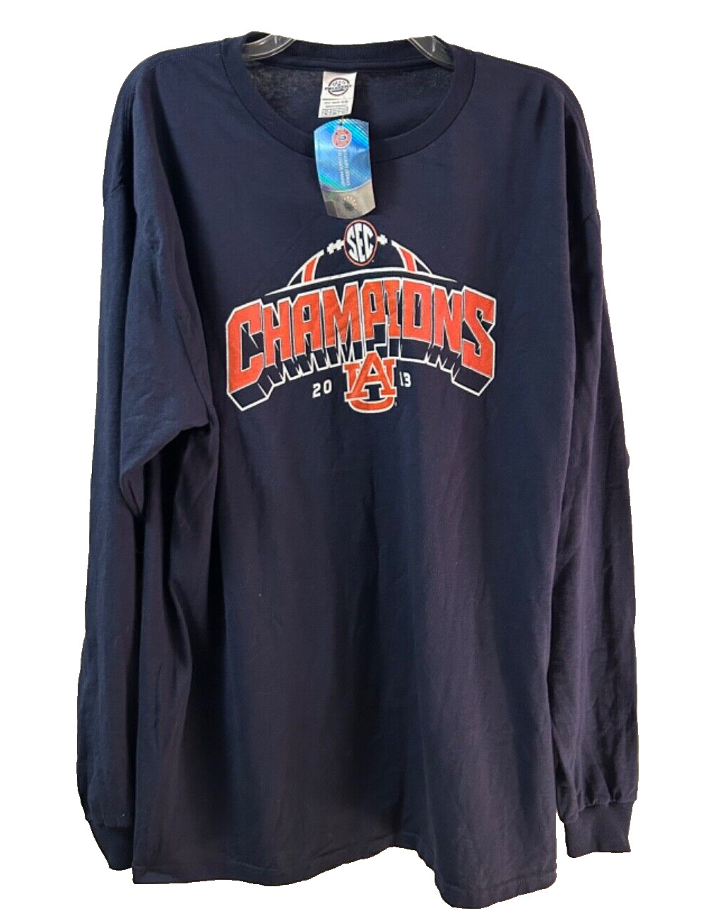 Men’s Auburn 2013 SEC Championship Long Sleeve T Shirt Size XL