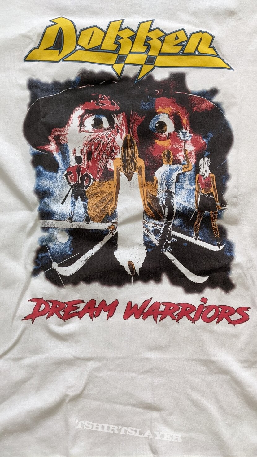 Rare Dokken Dream Warriors WHite Shirt Unisex Concert S-5XL CR875