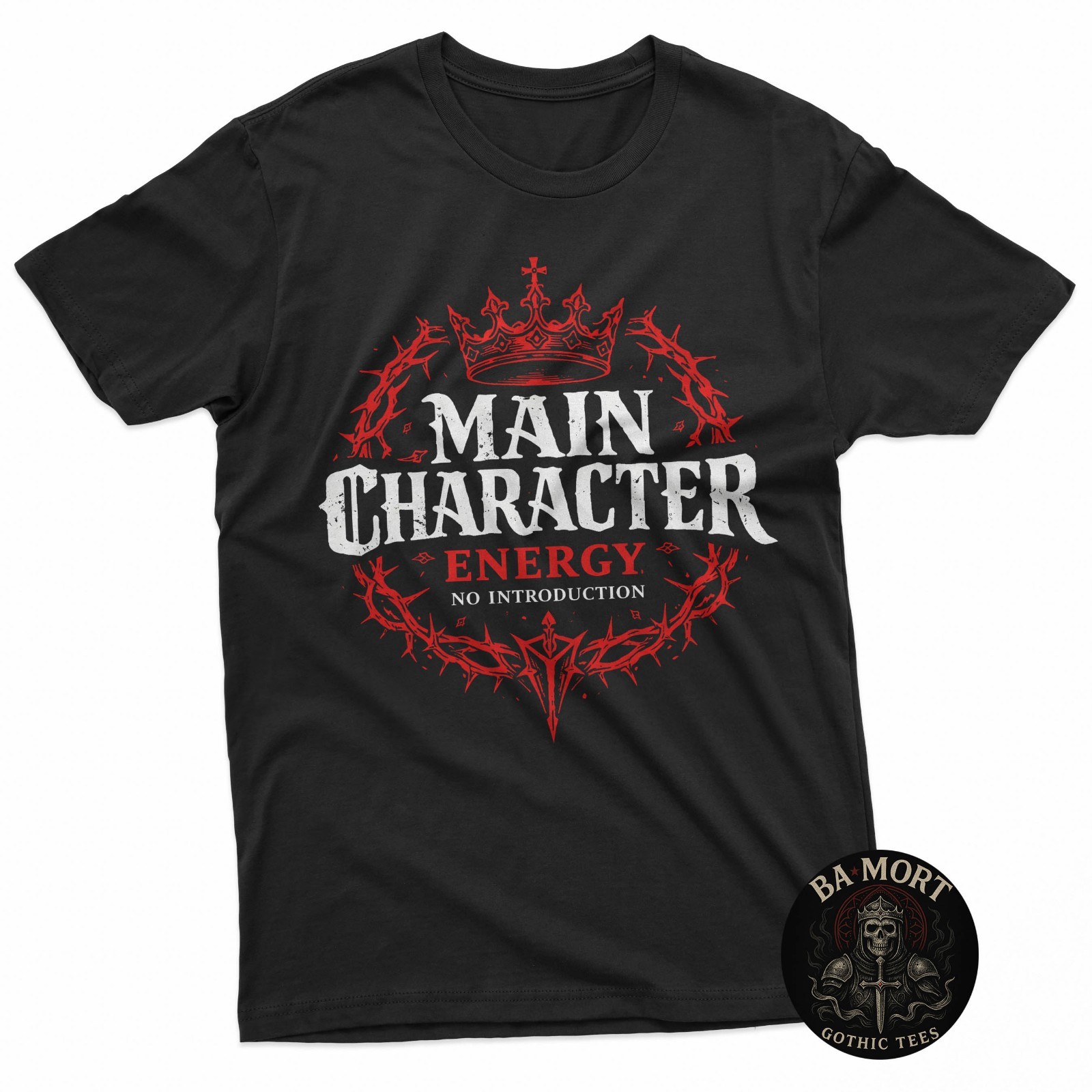 Main Character Energy No Introduction T-Shirt