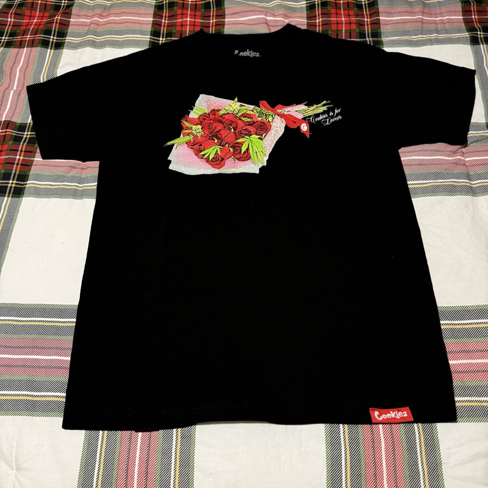Cookies SF Lovers Tee Black T Shirt Size Medium 100% Authentic Cotton Used