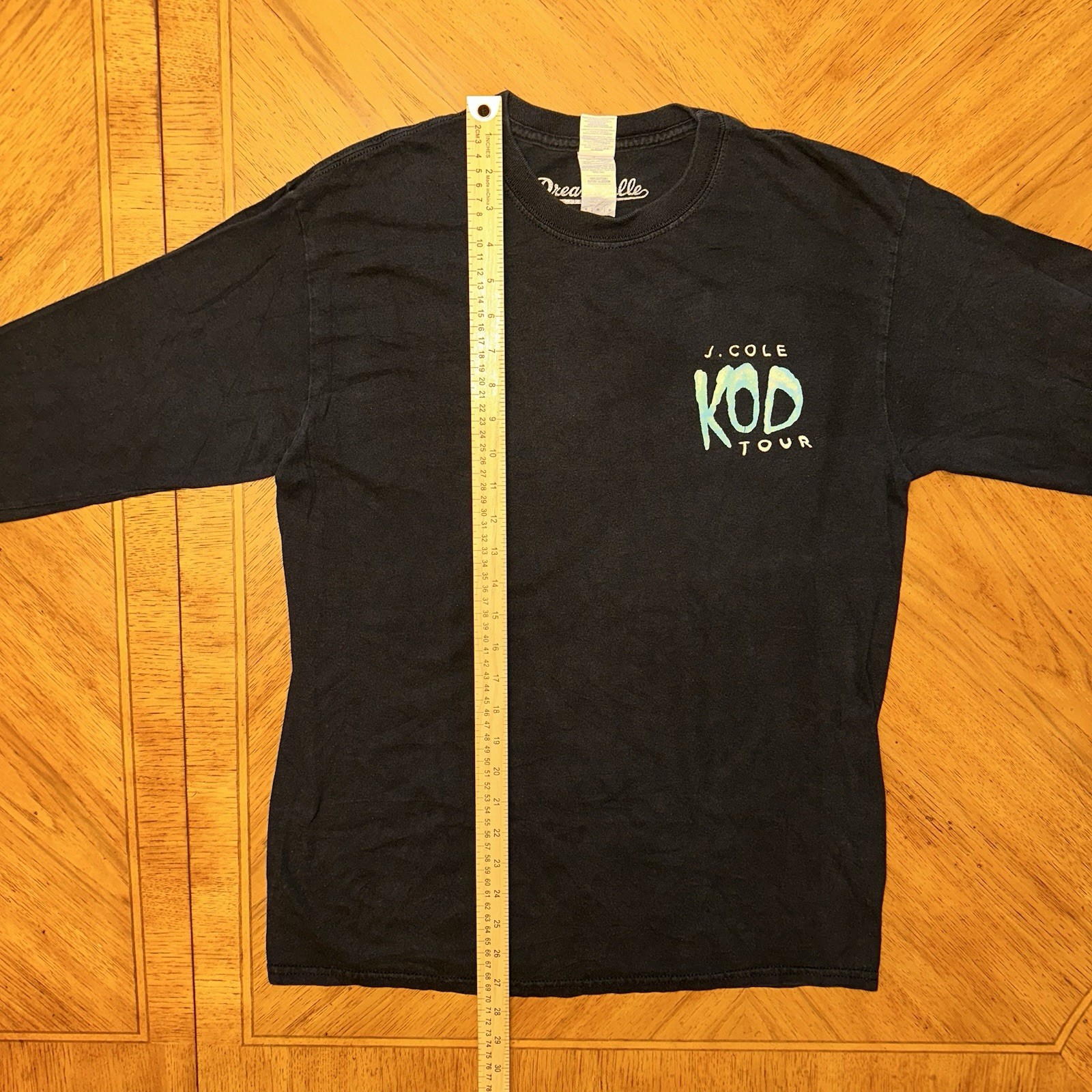 Dreamville J Cole Shirt Size Medium Black Long Sleeve Choose Wisely KOD Graphic