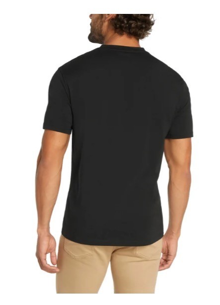 3-Pack Banana Republic Men’s V-Neck Tee, Cotton Stretch Tagless BLACK OR WHITE
