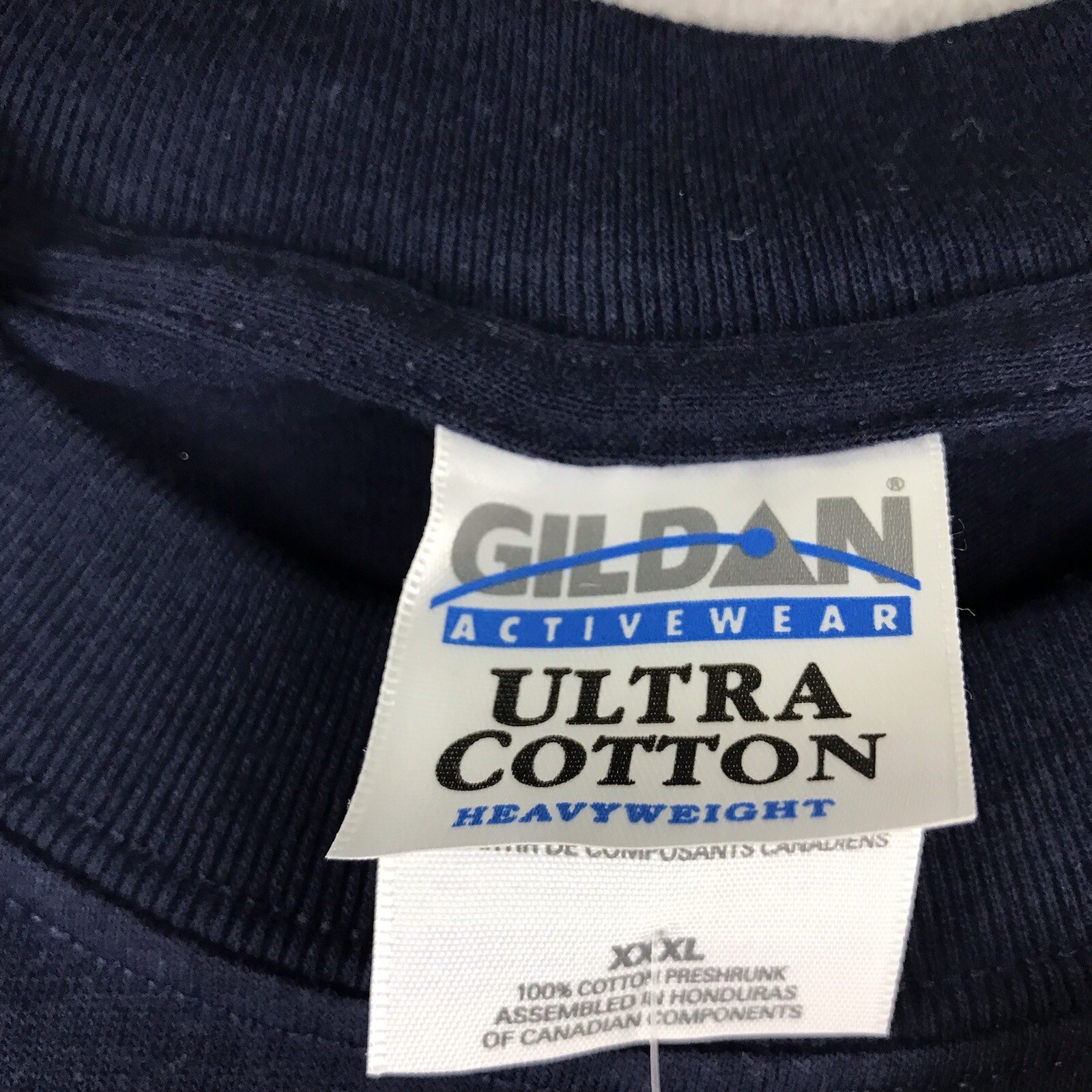 Maine Quilts Shirt Mens 3XL Blue Crew Neck Short Sleeves Crossroad Designs NWT