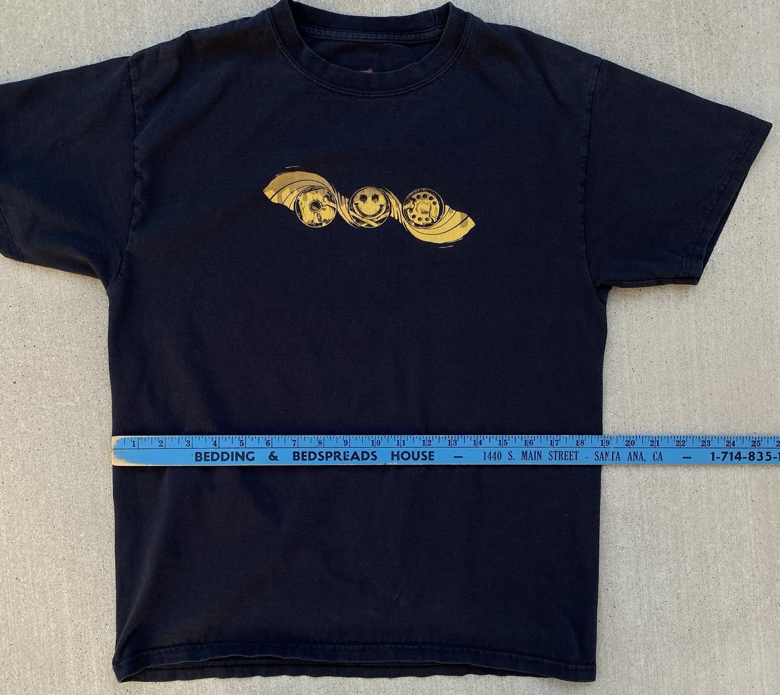 Defcon 19 Fabulous Las Vegas T Shirt Front Back Graphics Worn Has A Fade Size M