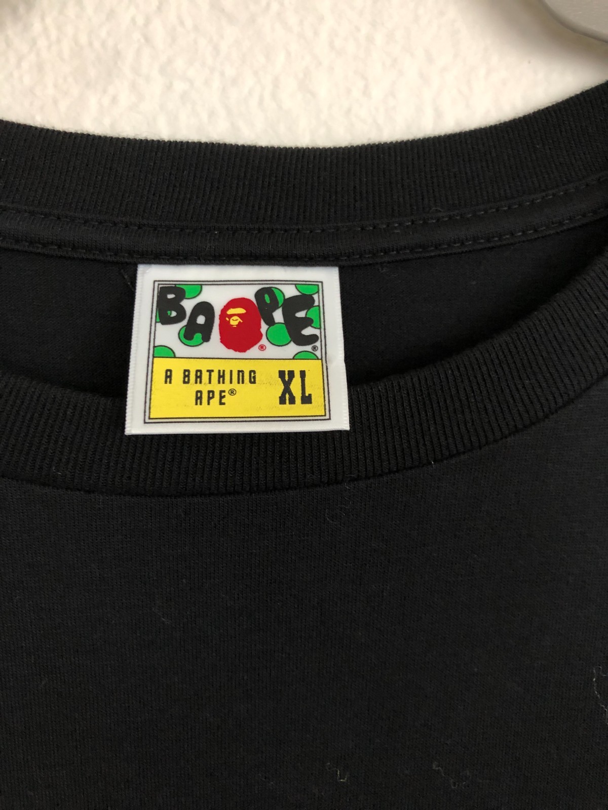 A BATHING APE BAPE HEAD BABY MILO T-shirt baby milo black men’s XL