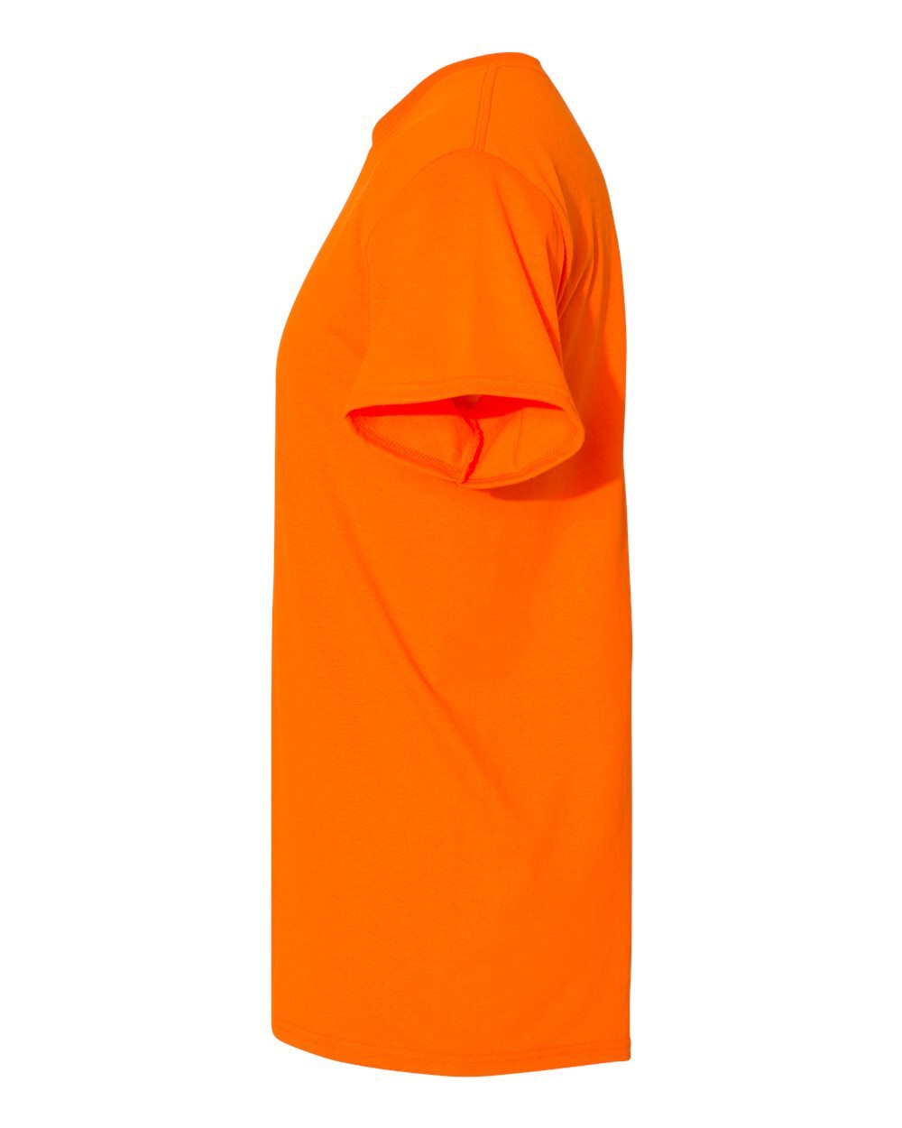 Safety Orange High Visibility Shirts 5.3 oz GILDAN Work Reflective Short-Sleeve