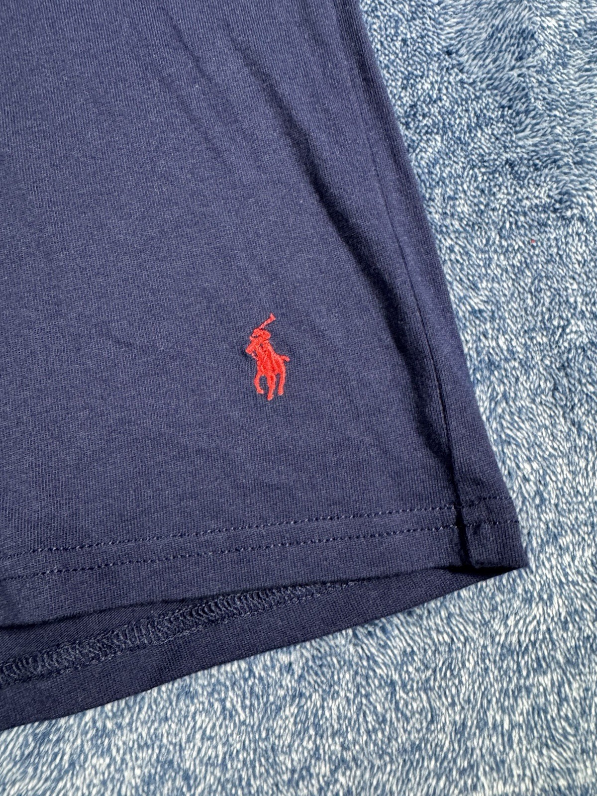 POLO Ralph Lauren Men’s Shirt Medium Crew Neck S/S Red Pony Lot Of 2