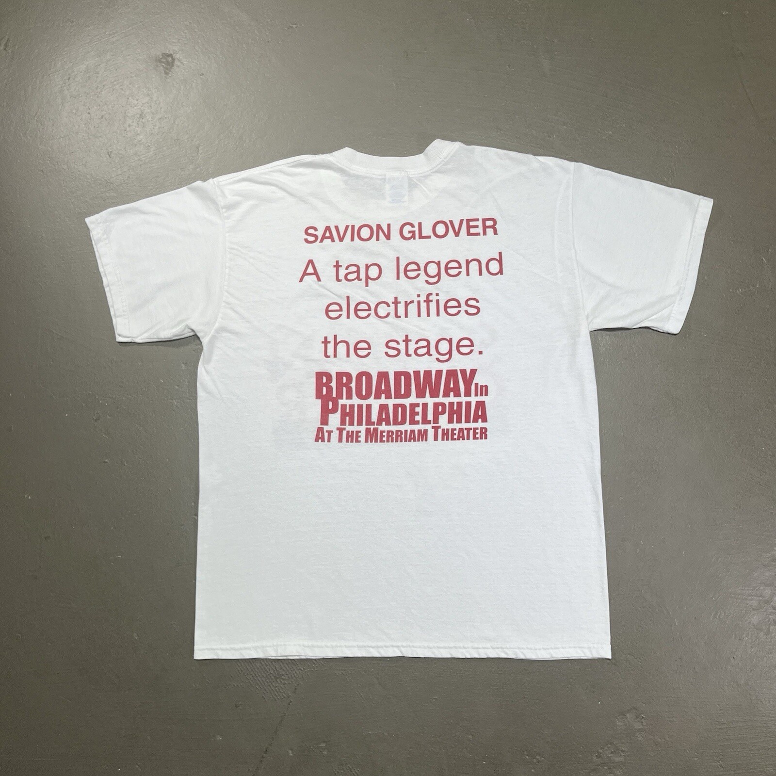 Vintage Savion Glover Tap Dance Funk T Shirt Large 90s Y2K Tour Philadelphia Art