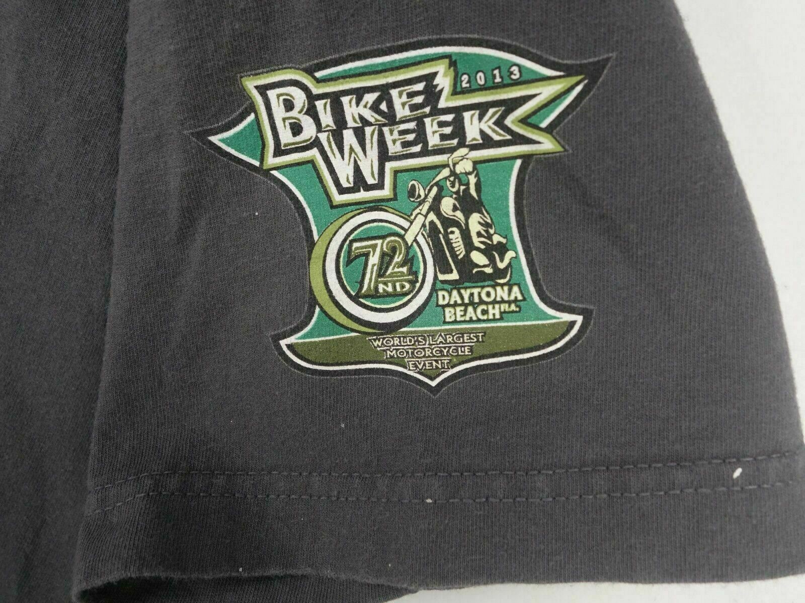 DAYTONA 200 WEEK vintage MOTORCYCLE RACE t shirt BIKE WEEK SPEEDWAY 2013 Medium