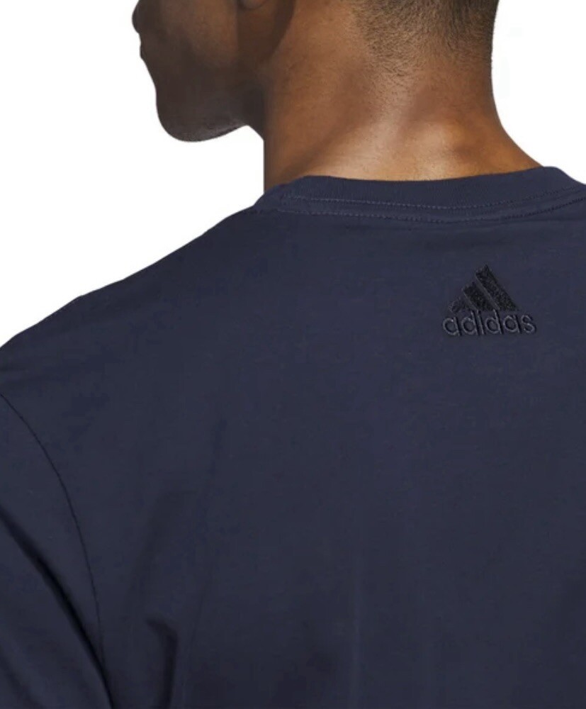 adidas Men’s XL Graphic Crewneck Short Sleeve T-Shirt Navy NWT