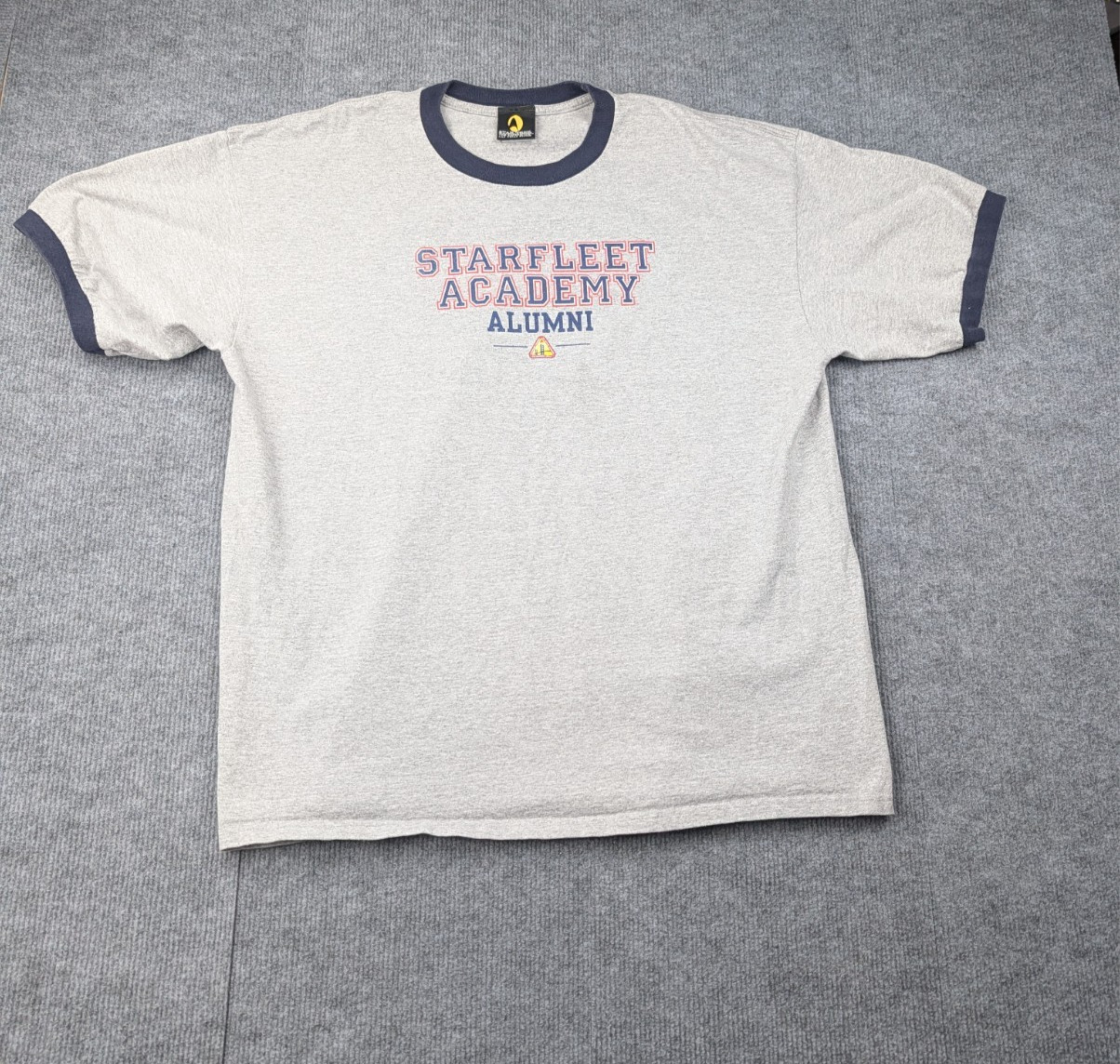 Vintage Star Trek Shirt Mens 2X Raglan Tee The Experience 90s Retro Sci Fi Retro