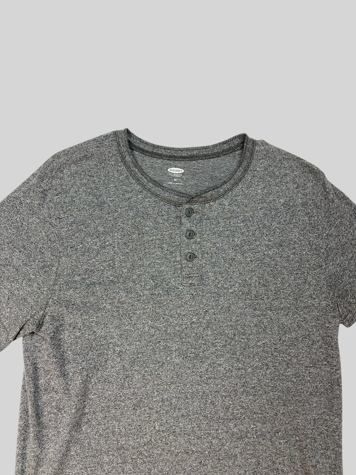 Old Navy Mens Medium Gray Short Sleeve T-Shirt