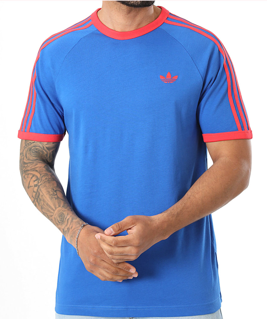 NEW MENS ADIDAS ORIGINALS CALIFORNIA 3 STRIPES TREFOIL SHIRT ~SIZE MEDIUM #KF353