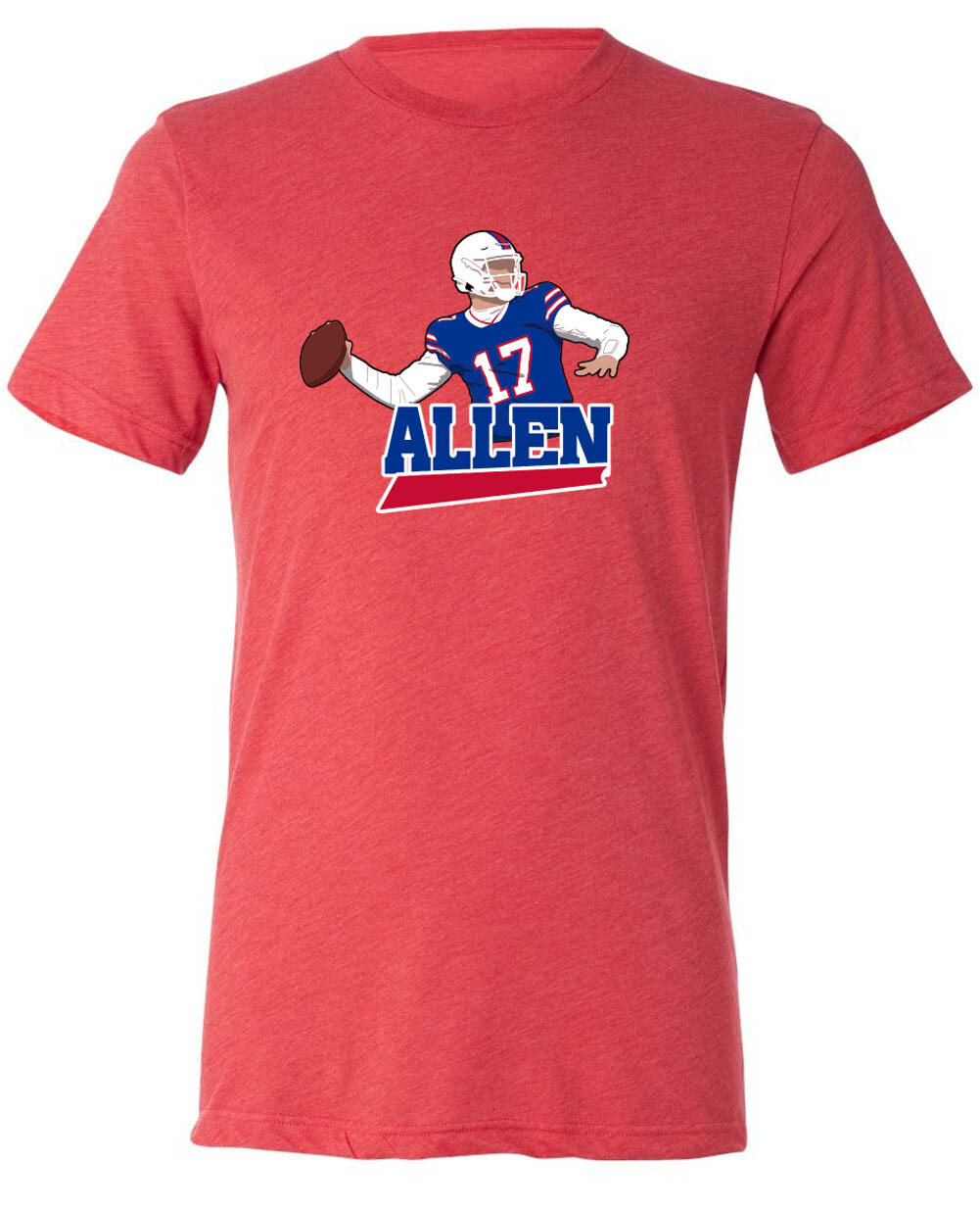 TRIBLEND Josh Allen Buffalo Bills Mafia Pic Logo T-Shirt