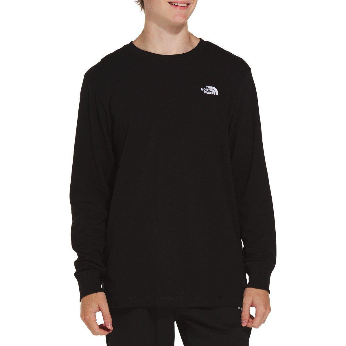 The North Face Men’s Evolution Long-Sleeve Logo T-Shirt – TNF Black-Small
