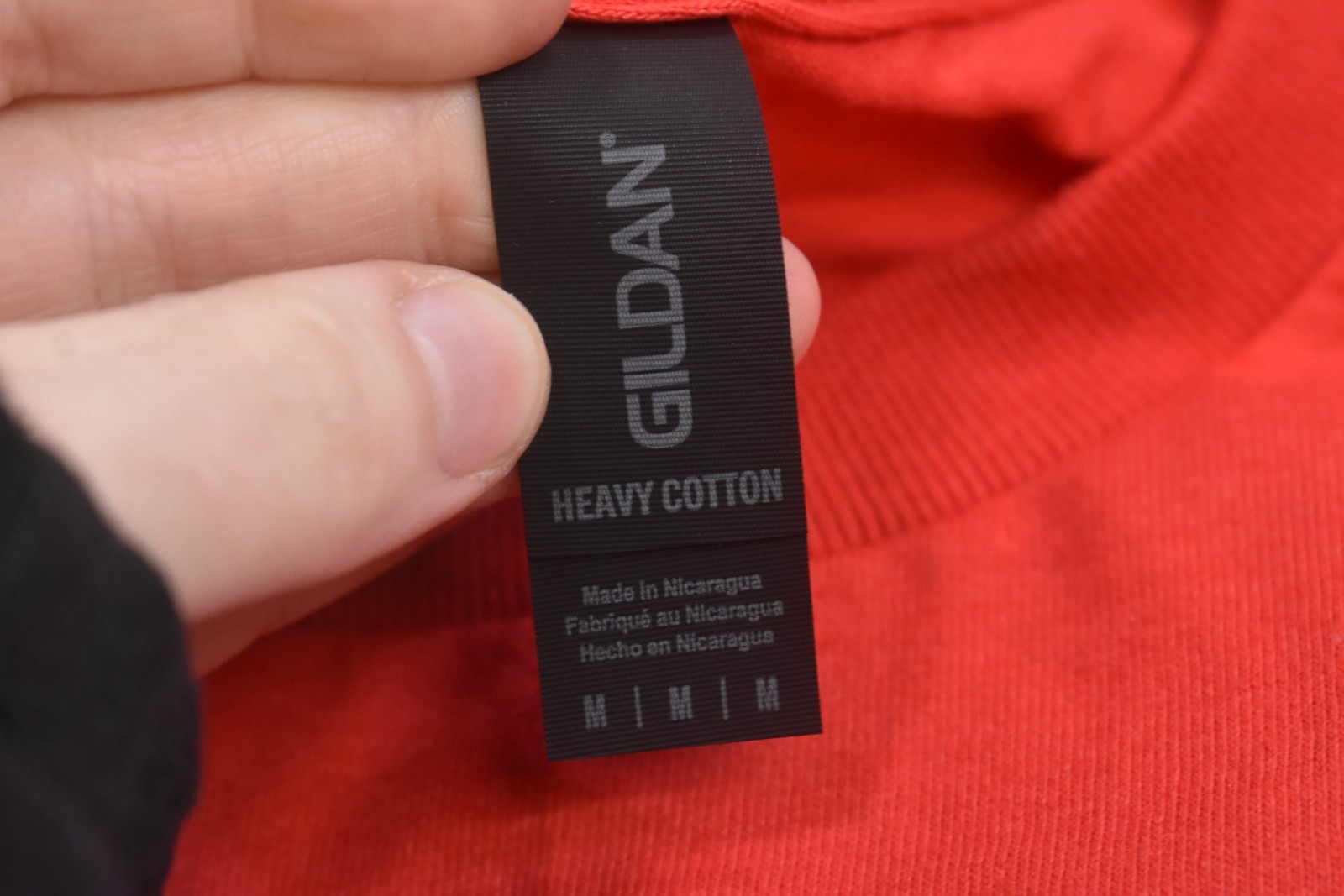 9 Pack Gildan G5000 Sold Red Heavy Cotton Adult T-Shirt Short Sleeve Size Medium