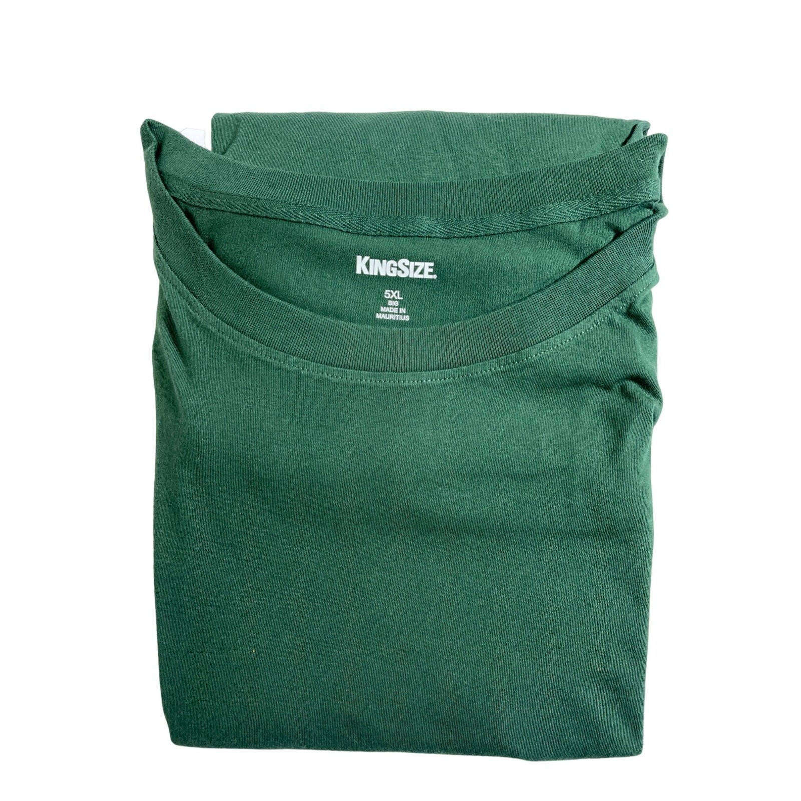 KingSize Mens Big & Tall Lightweight Pocket Crewneck T Shirt 5XL Green