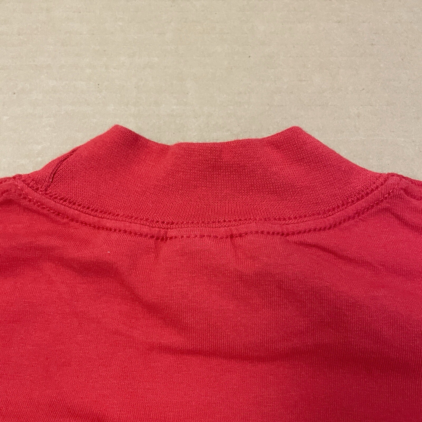 Alaska Huskies Shirt Adult Small Red Longsleeve Dogs Mock Neck Y2K Alaskan Mens
