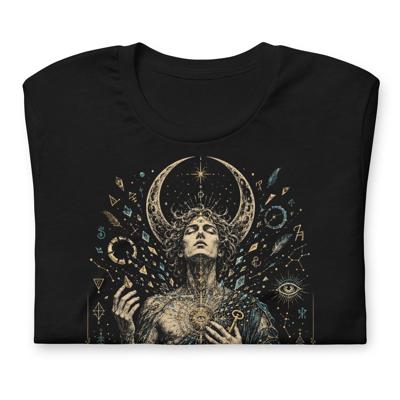 Remember Ancient Wisdom Shirt Sacred Geometry Esoteric Art Ouroboros Tee XS-5XL