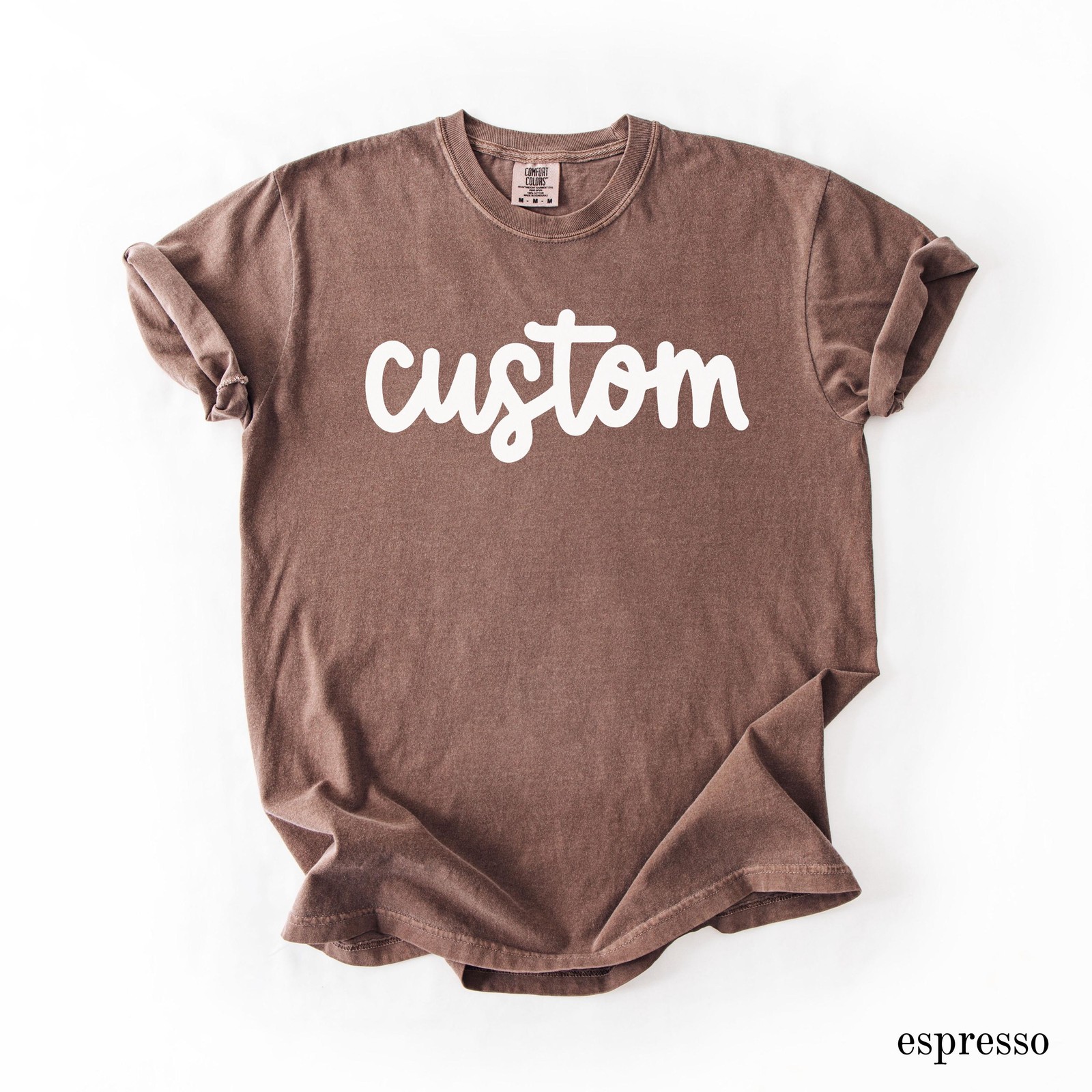 Custom Text Shirt, Custom Comfort Colors Shirt, Personalized Shirt, Custom T-Shi