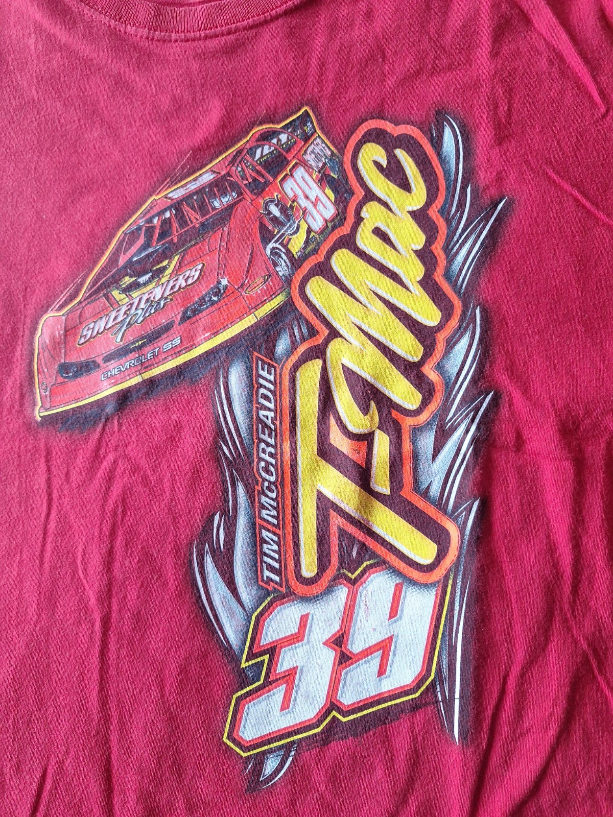 Tim McCreadie Shirt Mens 2XL XXL Red Dirt Track Racing 39 Graphic Race TMAC Tee