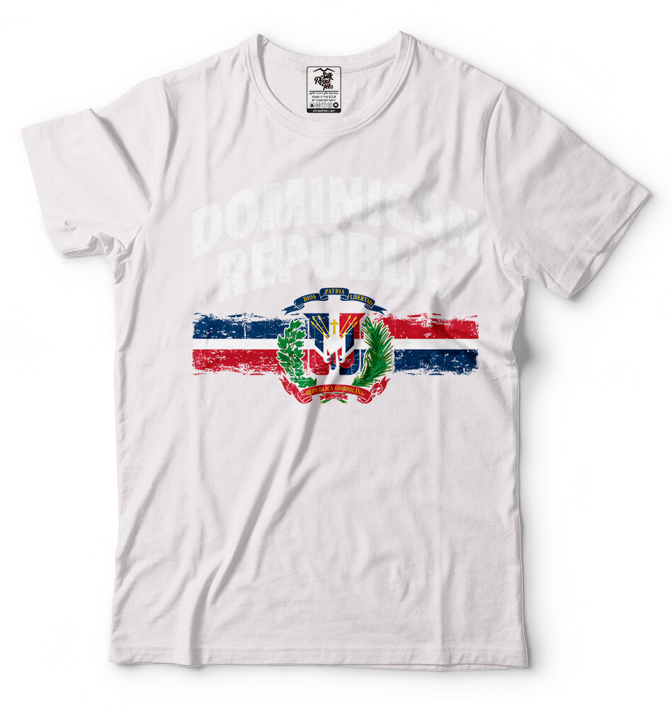 Dominican Republic Pride Country Flag Patriotic T-shirt República Dominicana Tee