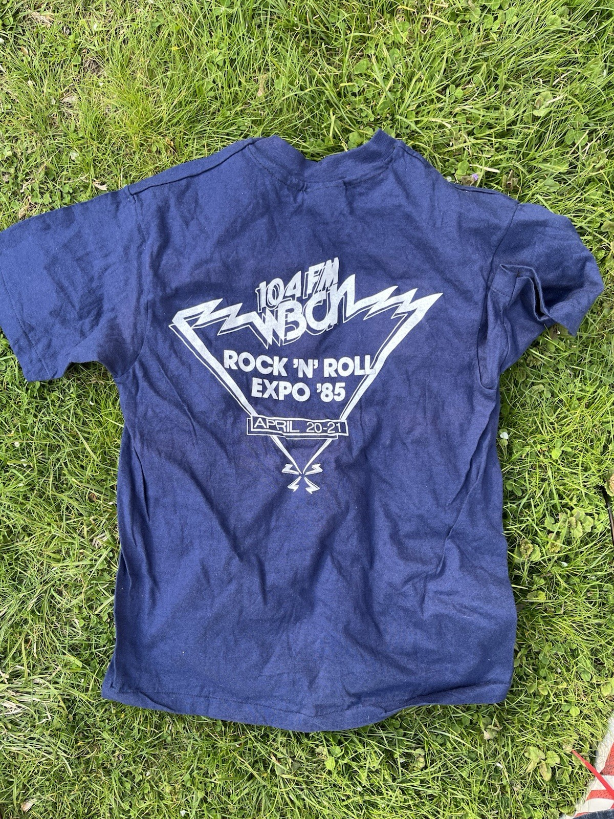 WBCN Boston Radio Vintgae 1985 T-Shirt Rock n’ Roll Expo Hanes Medium