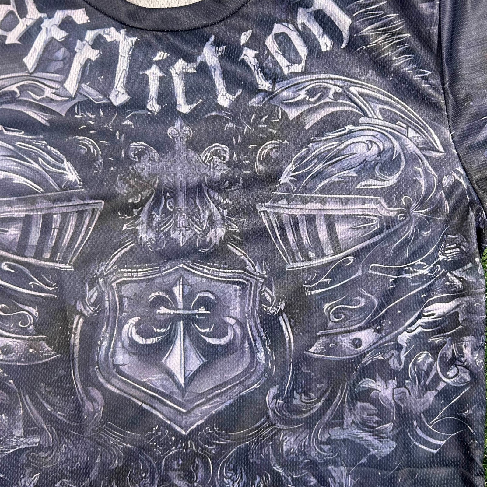 Affliction/Xtreme Couture Style Black Graphic Shirt Gothic y2k skater Tee XS-6XL