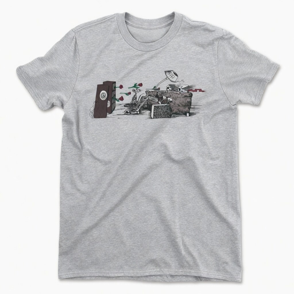ZJ Design Grateful Is It Live or is it Dead Family Dog Lot T-shirt V2