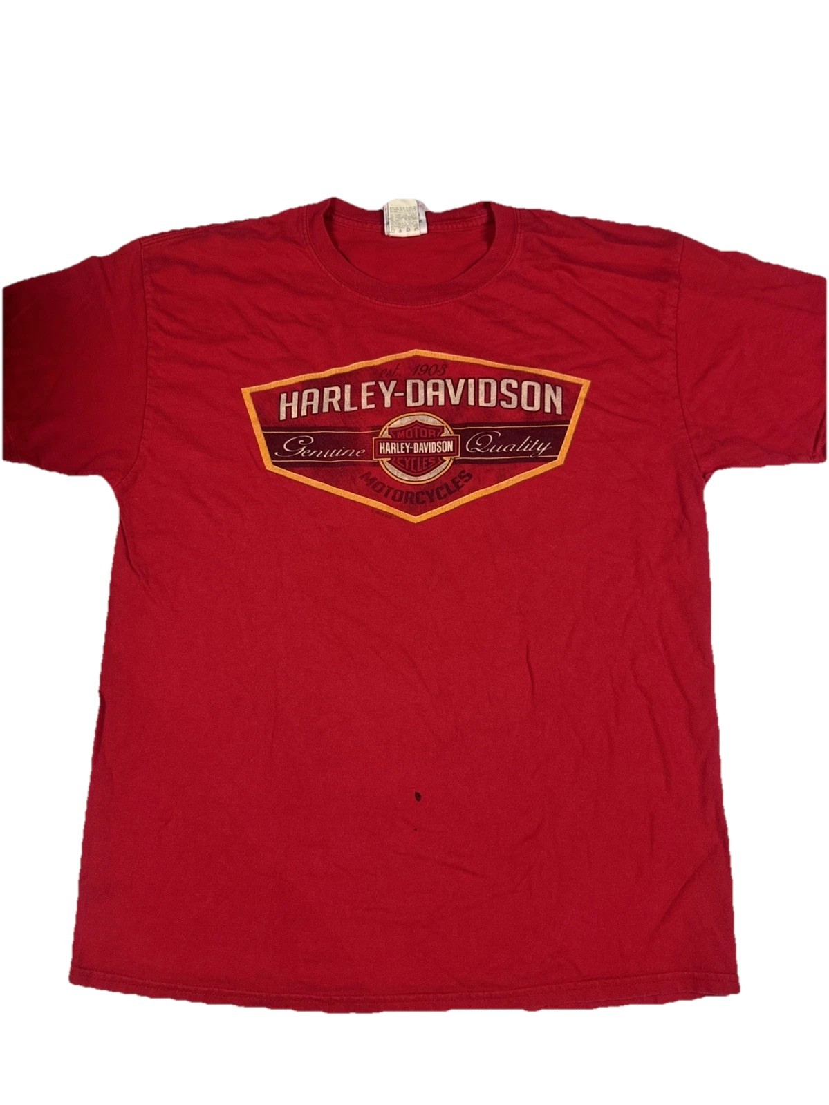 Vintage 2010 Harley Davidson Boston, MA T Shirt Large