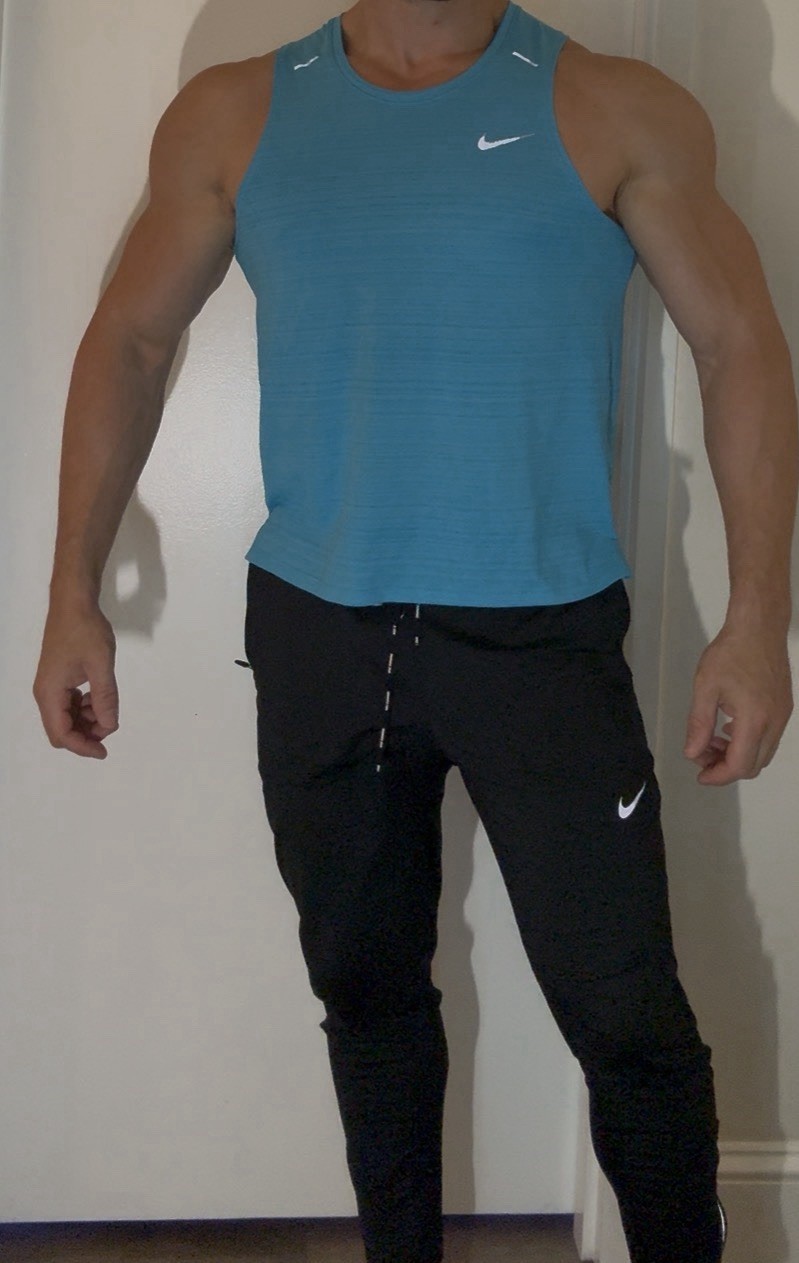 Nike Medium Size Tank Top Light Blue Preowned Perfect Condition No Signs Of Wear