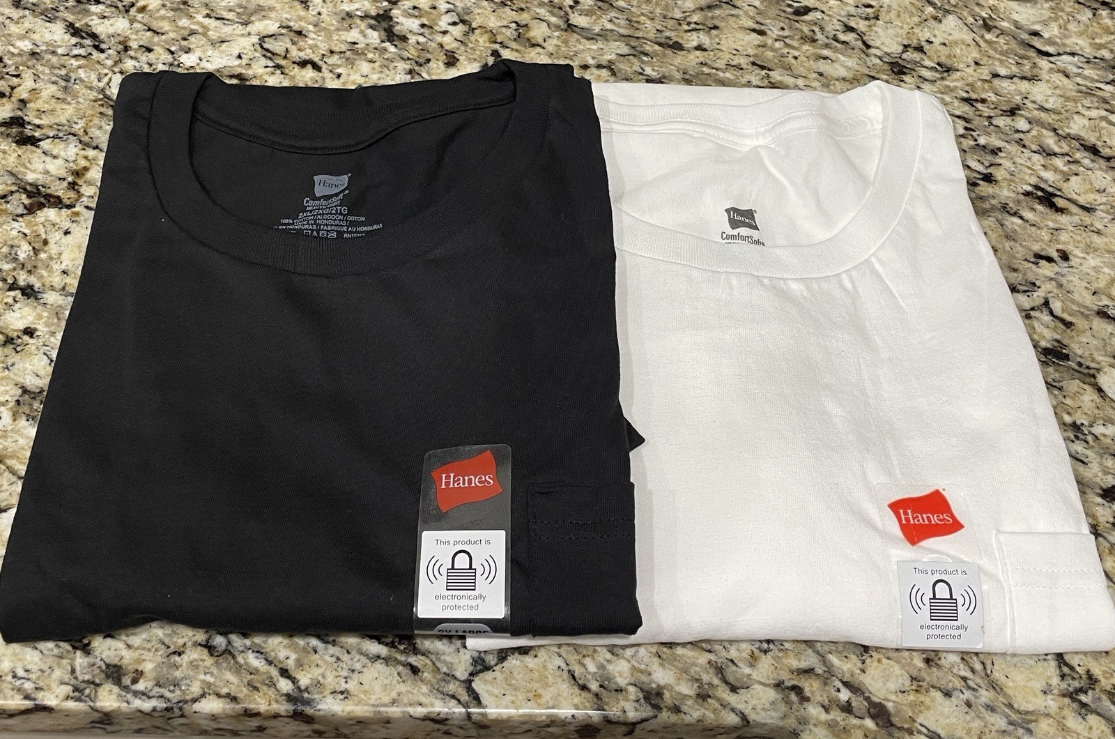 Hanes Men’s T-shirt single, 2 pack or 3 pack various colors available, new