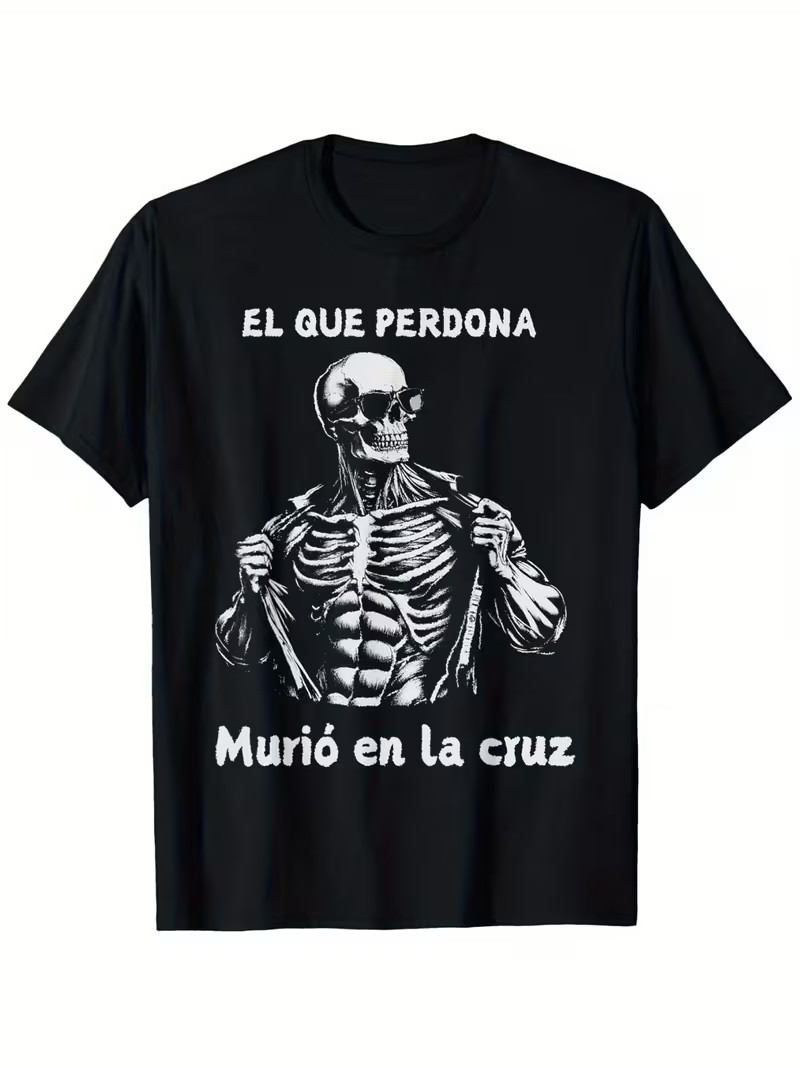 Calacas Chidas Gym Funny Sarcasm Slang Mexican Skull Sayings T-Shirt, fashionabl