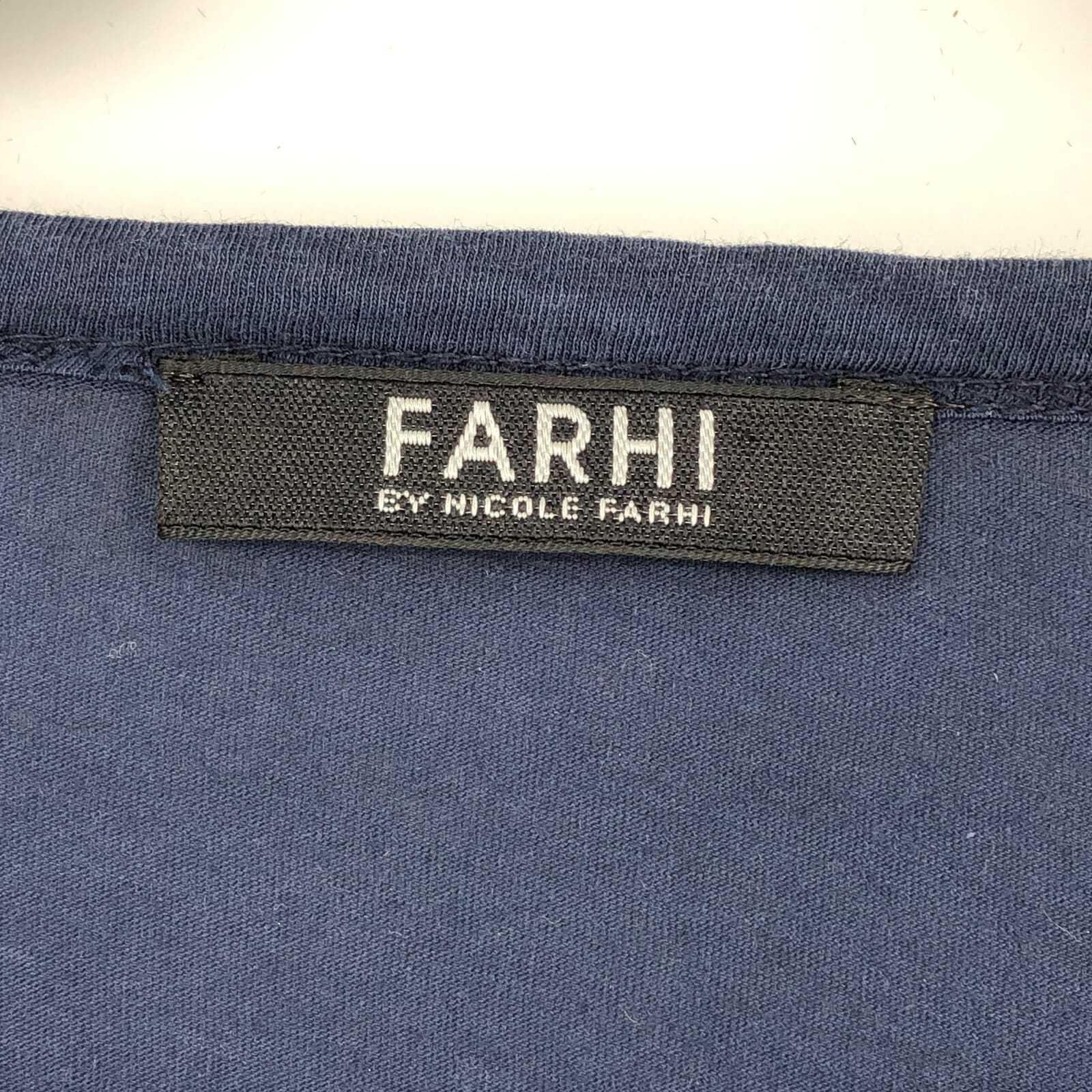 NICOLE FARHI Blue Basic T-Shirt | Perfect for Any Occasion