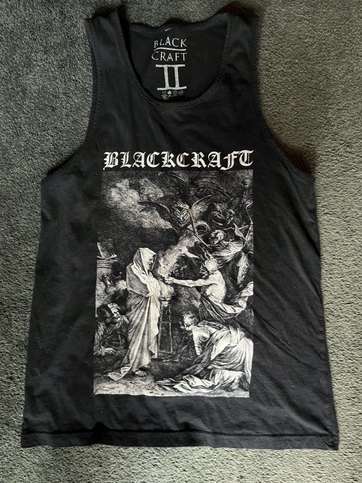BLACKCRAFT Cult Muscle Shirts (3) Sz. Med. Gothic Devil Clothing Video Games