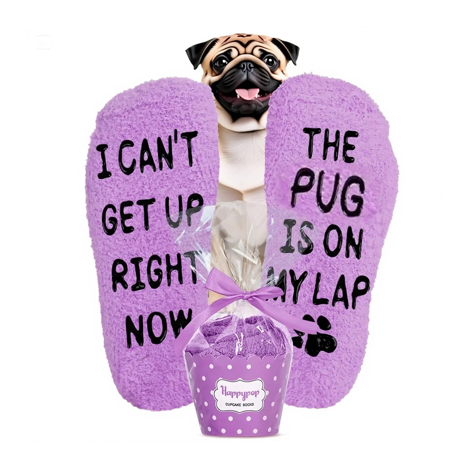 Women Funny Dog Mom Gifts – Pug Mom Owner Socks, Funny Christmas Birthday Pug…