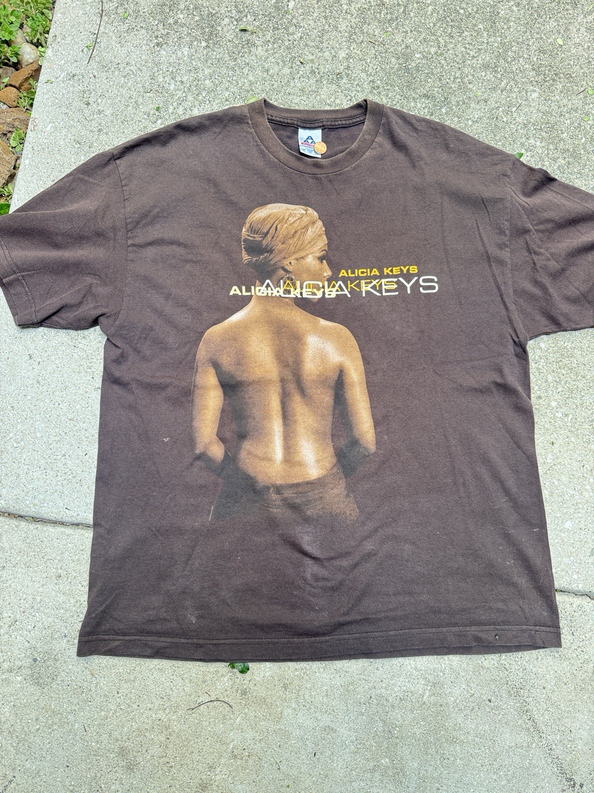 Alicia Keys 2005 Vintage Rap Tee Concert Tour