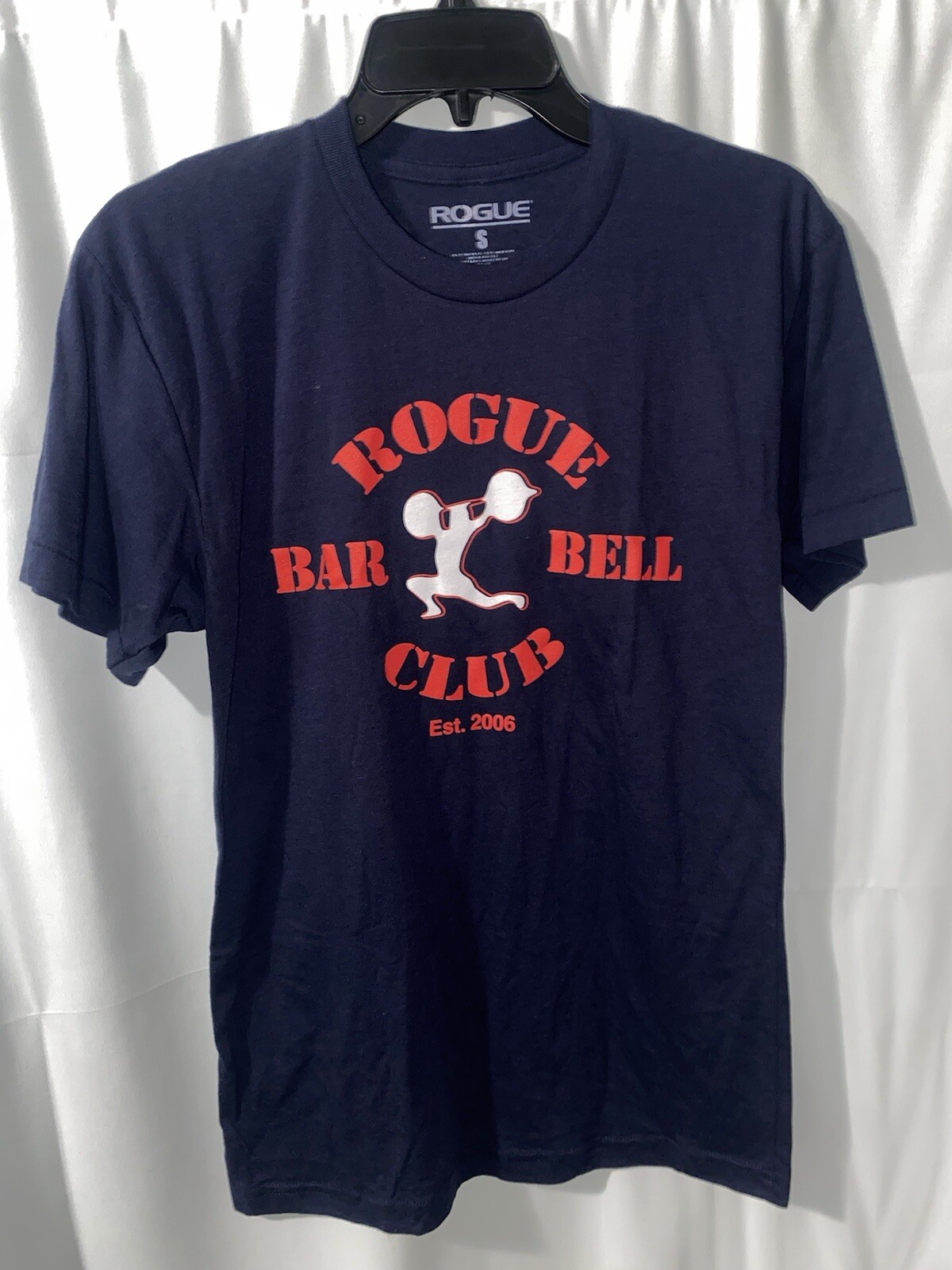 Rogue Fitness Bar Bell Club T Shirt Small