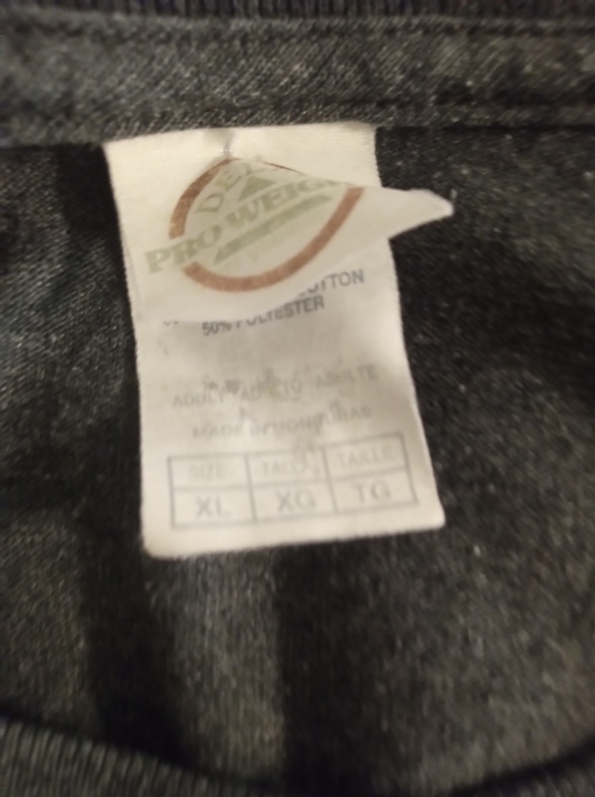 Mr. DNA Grey T-shirt. Adult Size XL. Jurassic Park. Used