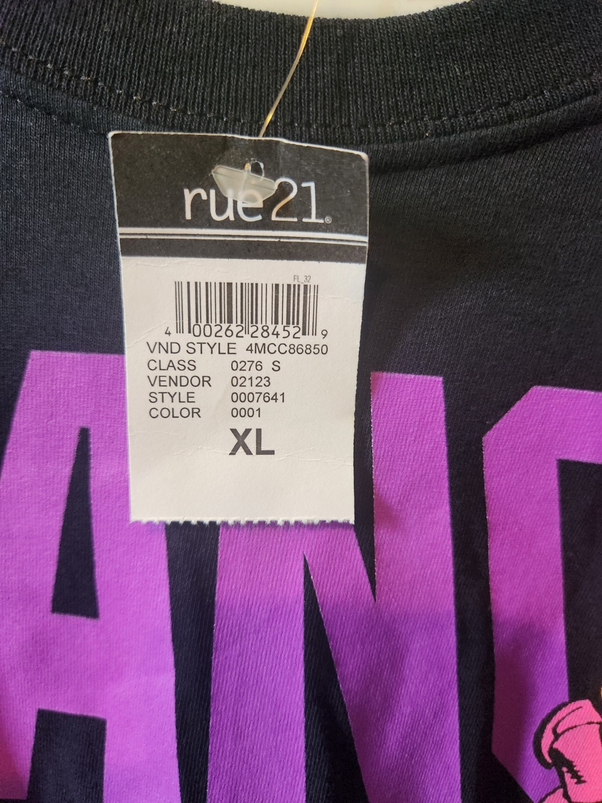 Marvel Comics Thanos Big Print XL Shirt NWT
