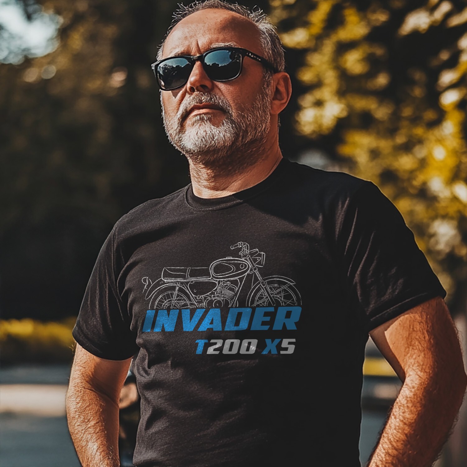 Suzuki T200 X5 Invader 1967-1971 – Motorcycle T-Shirt for Riders