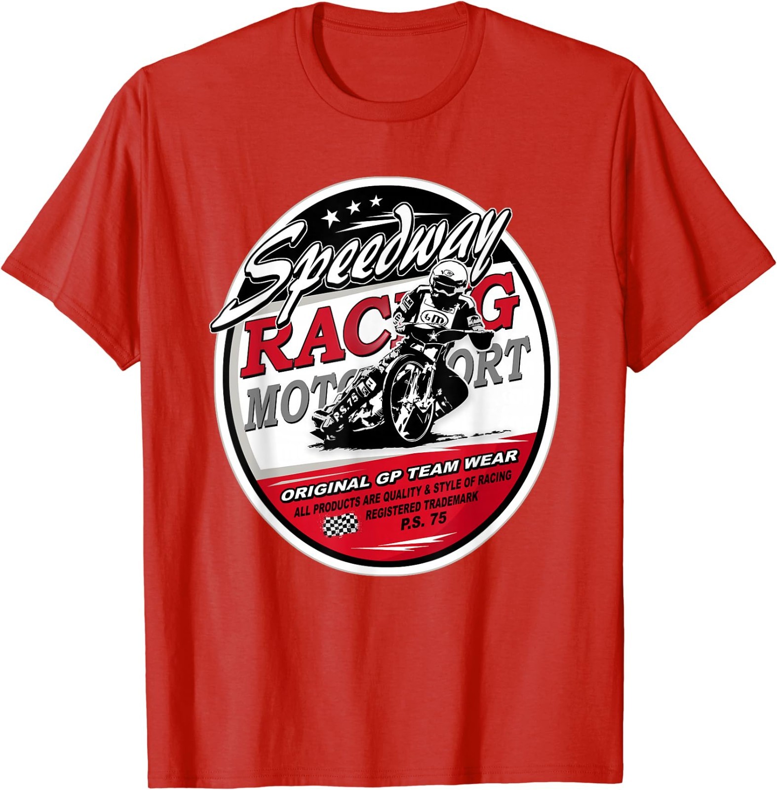 Motorcycle Speedway T-Shirt Flat Track Race T-Shirt